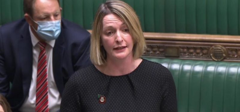 Jessica Morden MP in the House of Commons