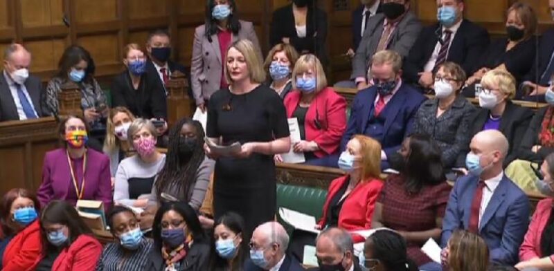 Jessica Morden at PMQs