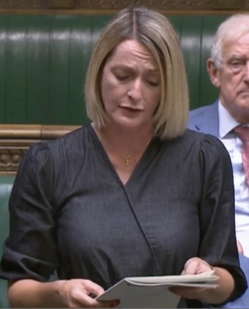 Jessica Morden MP in Parliament, 13th June 2022