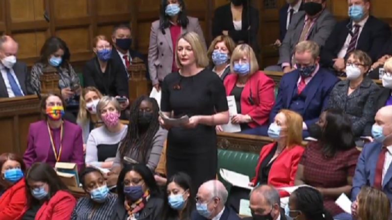 Jessica Morden in Parliament and PMQs, January 2022