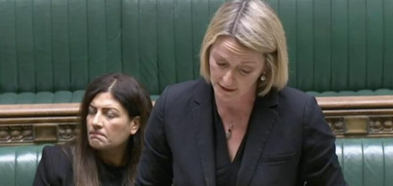 Jessica Morden MP in Parliament on May 2nd 2023