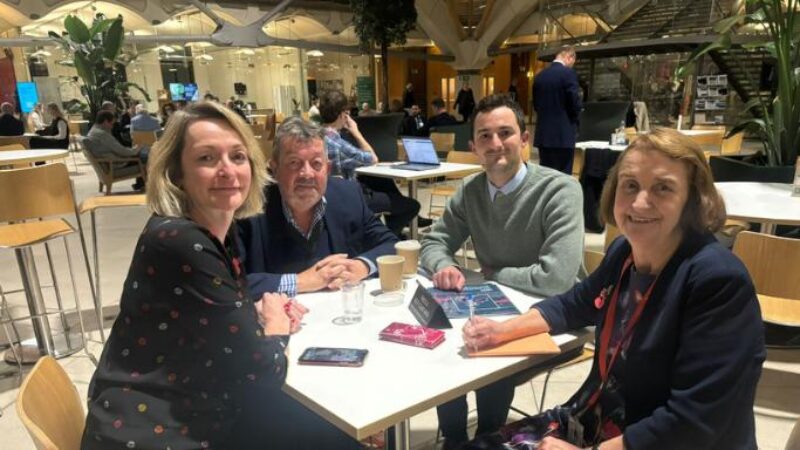Jessica Morden meeting with UK Hospitality and Nia Griffiths MP