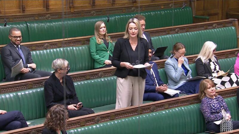 Jessica Morden in Parliament on May 15th 2025