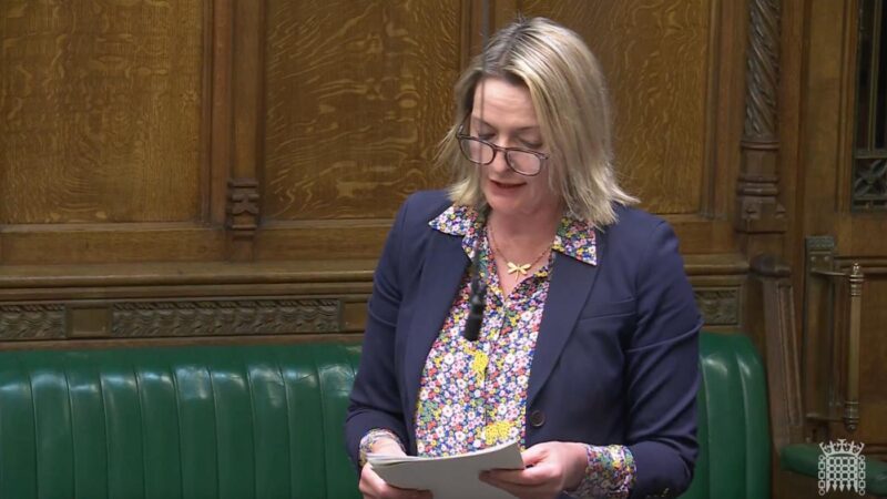 Jessica Morden MP in Parliament, May 2025
