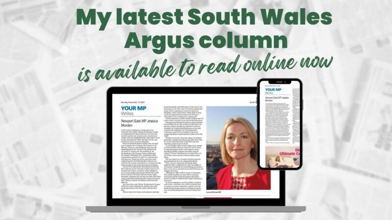 My latest South Wales Argus column in available to read now